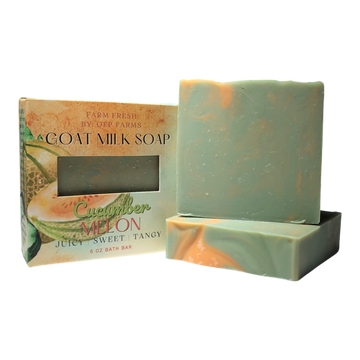 Cucumber Melon, 6 oz Tallow and Goat Milk Soap