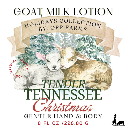 Tender Tennessee Christmas, Holiday Goat Milk Lotion