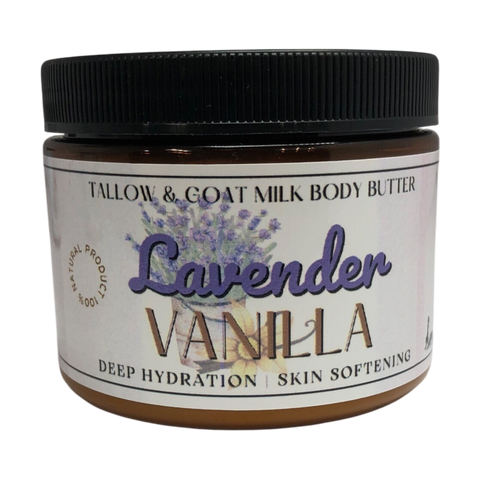 Body Butter, Tallow + Goat Milk, 6 oz