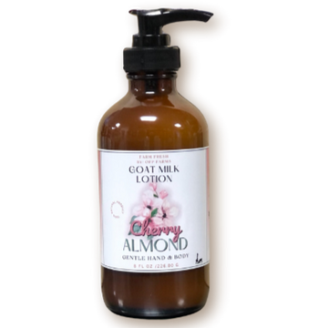 Cherry Almond, Goat Milk Hand and Body Lotion