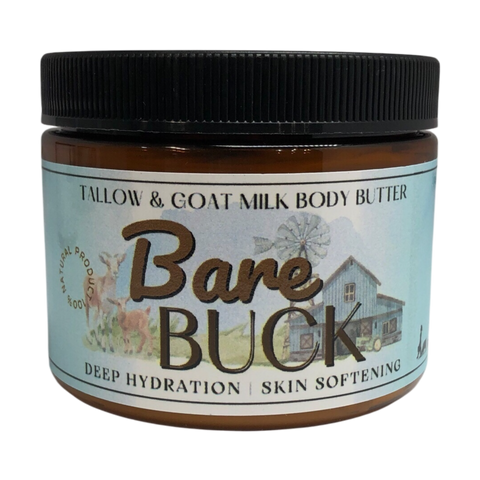 Body Butter, Tallow + Goat Milk, 6 oz