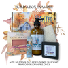 Farm Box Gift Set - Spring | 1 Goat Milk Tallow Soap | 1 Full Size Lotion | 1 Solid Perfume | 1 Lip Balm | 1 Soap Sack