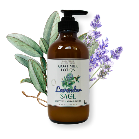 Lavender Sage, Goat Milk Hand and Body Lotion