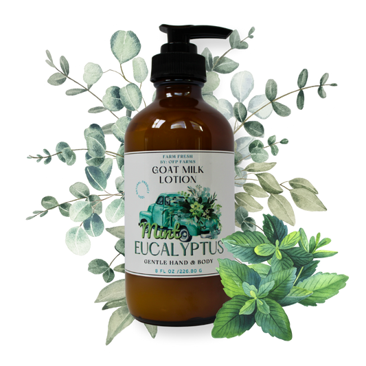 Mint Eucalyptus, Goat Milk Hand and Body Lotion