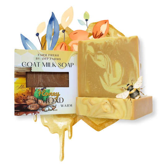 Honey and Almond, 6 oz Goat Milk Soap