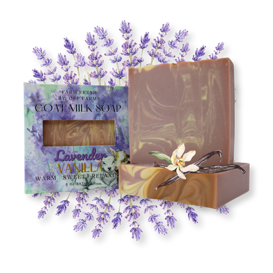 Lavender and Vanilla, 6 oz Goat Milk Soap