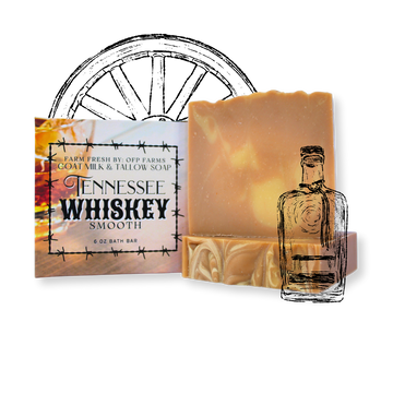 Tennessee Whiskey, 6 oz Goat Milk Soap