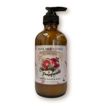 Cranberry Pomegranate, Holiday Goat Milk Lotion