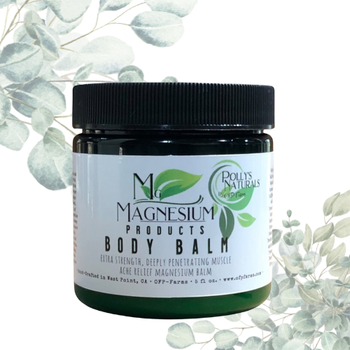 Magnesium All Natural Body Balm, Sleep, Wellness, Arthritis, Plantar Fasciitis, 5 oz