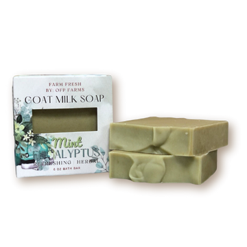 Mint Eucalyptus, 6 oz Goat Milk Soap