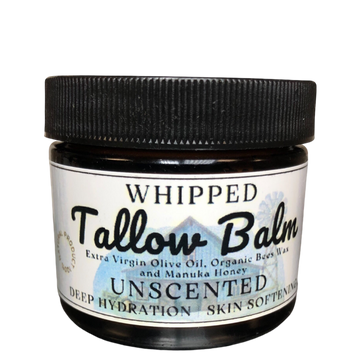 Whipped Tallow Balm - Face Moisturizer, Grass Fed Beef Tallow, Skin and Body Care