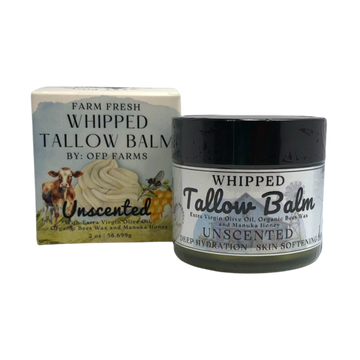 Whipped Tallow Balm - Face Moisturizer, Grass Fed Beef Tallow, Skin and Body Care