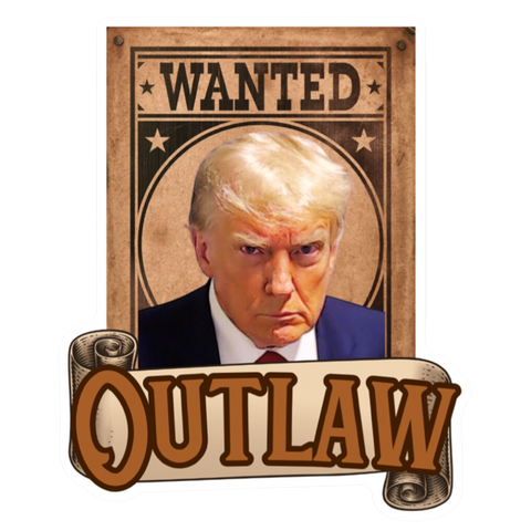 TRUMP, The Outlaw, Sticker