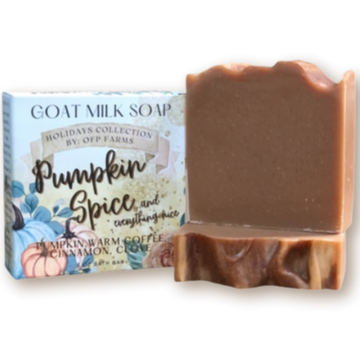 SALE Pumpkin Spice …and Everything Nice, 6 oz Sweater Weather Goat Milk Soap