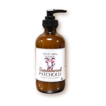 Sandalwood Patchouli, Goat Milk Hand and Body Lotion