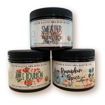 Body Butter, Tallow + Goat Milk, 6 oz