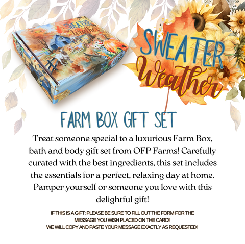 Farm Box Gift Set - Sweater Weather