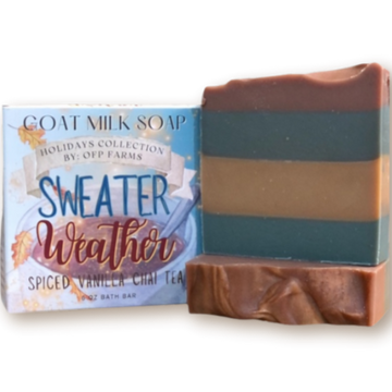 Sweater Weather, 6 oz Goat Milk Soap (SALE)