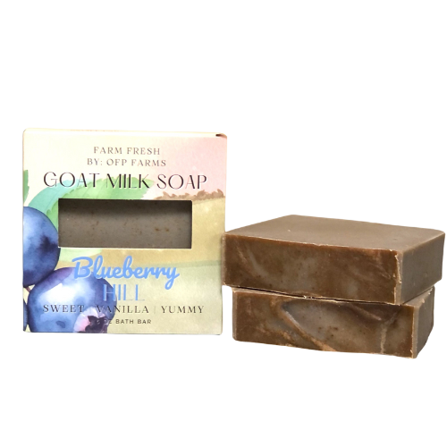 Blueberry Hill, 6 oz Goat Milk Soap