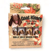 Holly Jolly - Goat Kisses(TM) Smack Pack, 4 Pack of Lip Balm